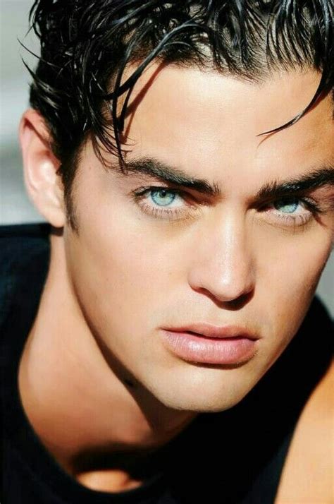 male model blue eyes